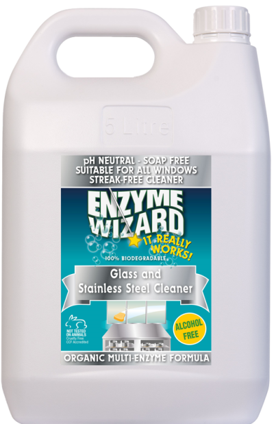 ENZYME WIZARD GLASS & STAINLESS - 5LT RTU