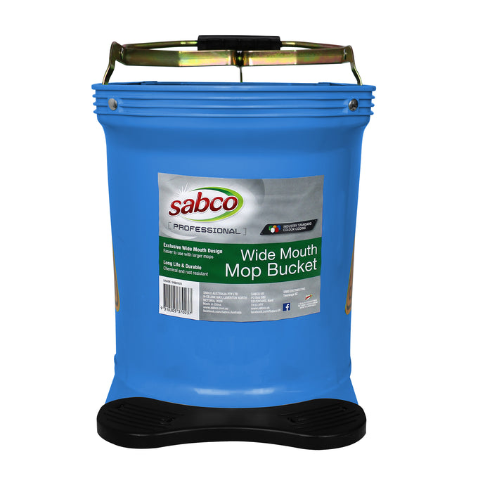 SABCO WIDE MOUTH 16LT MOP BUCKET BLUE