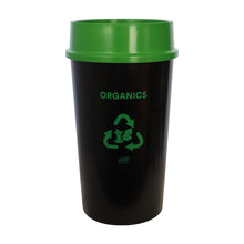 Load image into Gallery viewer, SABCO RECYCLING STATION 60LT BIN - WITH GREEN LID ( ORGANICS )