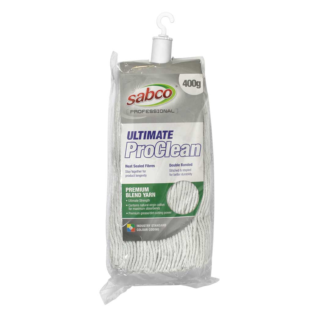 SABCO ULTIMATE PROCLEAN MOP - 400G WHITE