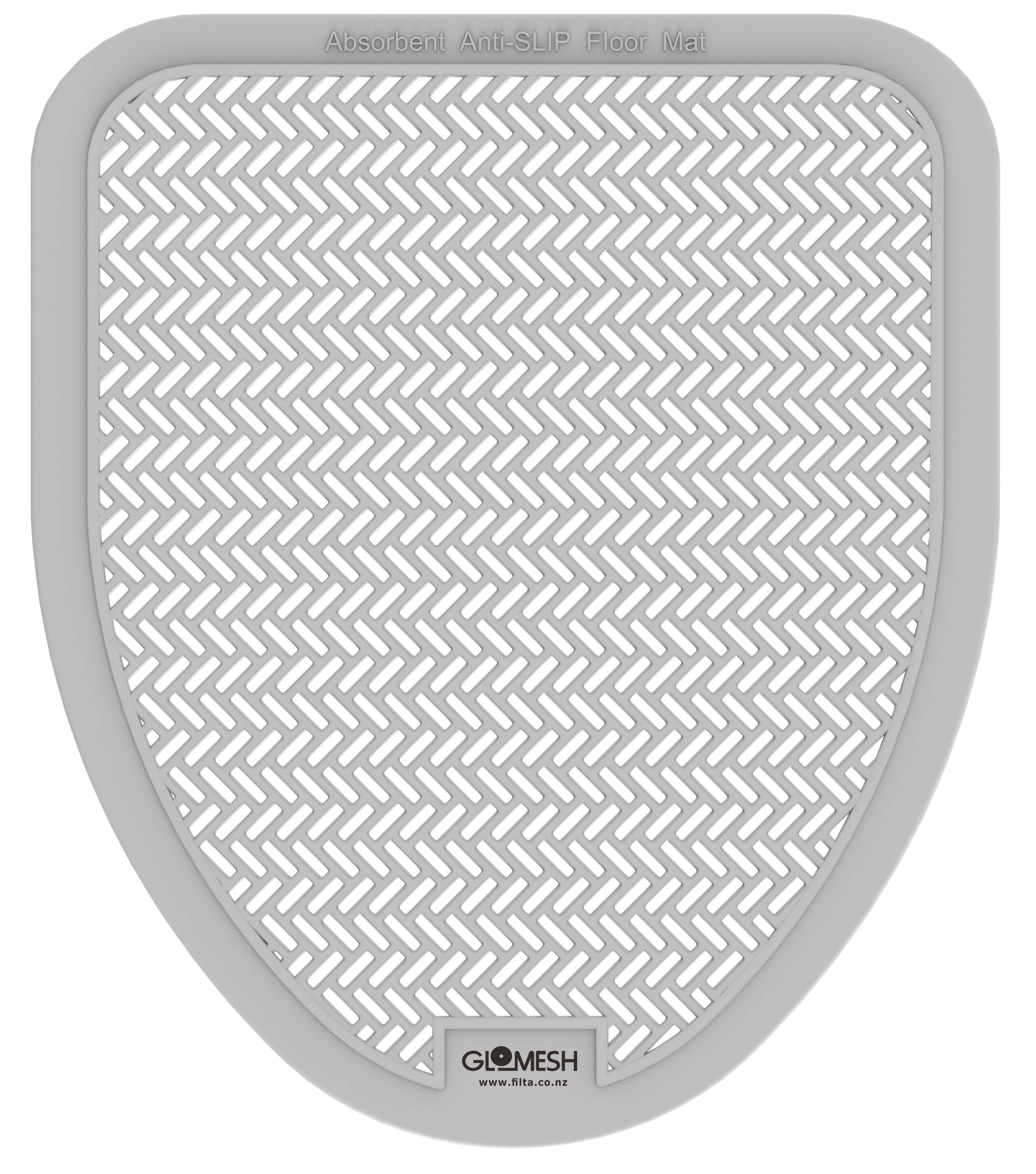 FILTA URINAL MAT GREY - MOUNTAIN AIR SCENTED