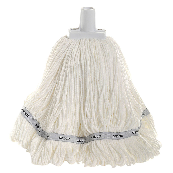 SABCO 350G MICROFIBRE  ROUND MOP HEAD WHITE