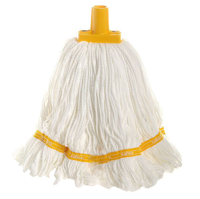 SABCO 350G MICROFIBRE  ROUND MOP HEAD YELLOW