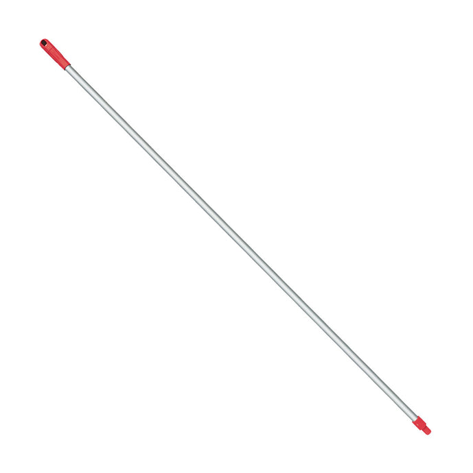 SABCO ALUMINIUM RIB HANDLE WITH UNIVERSAL THREAD 25MM X 1450MM RED