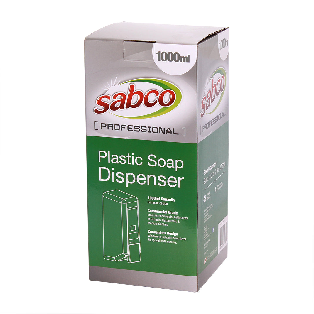 SABCO PLASTIC SOAP DISPENSER 1000ML